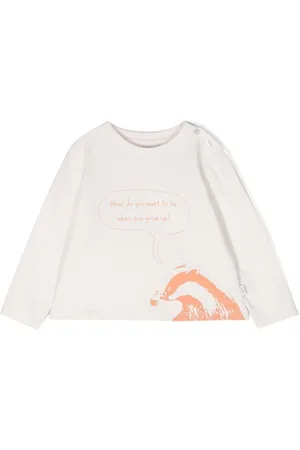 KNOT Langarmshirt mit Dachs-Print
