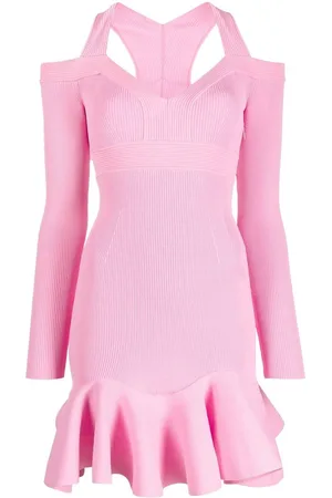 Alexander McQueen Minikleid mit V-Ausschnitt