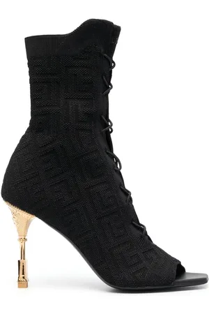 Balmain Schnürstiefel mit Monogramm
