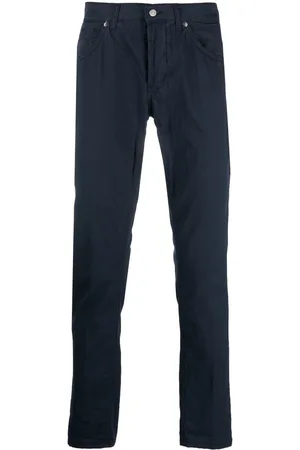Dondup Halbhohe Straight-Leg-Jeans