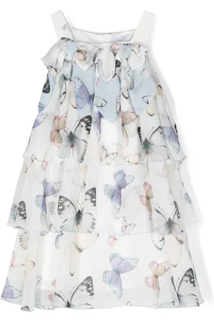 PATACHOU Kleid mit Schmetterling-Print