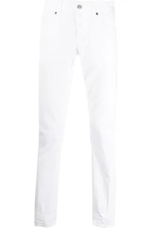 Dondup Tief sitzende Straight-Leg-Jeans