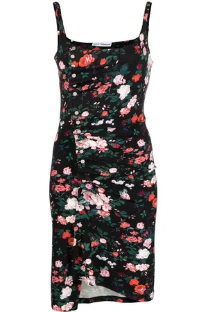 Paco rabanne Minikleid mit Blumen-Print