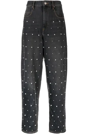 Marant Etoile Corsy Jeans mit Perlen