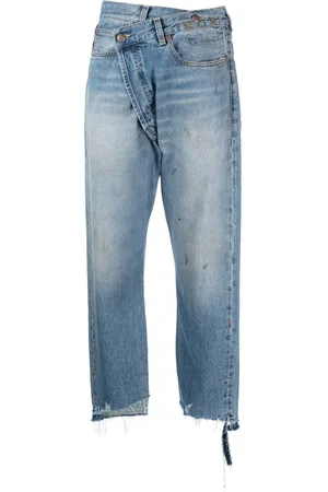 R13 Jeans in Distressed-Optik