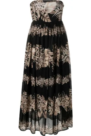 Twin-Set Maxikleid mit Blumen-Print