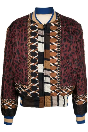 PIERRE-LOUIS MASCIA Bomberjacke im Patchwork-Look