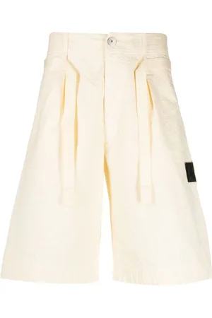 Stone Island Chino-Shorts mit Kompass-Patch