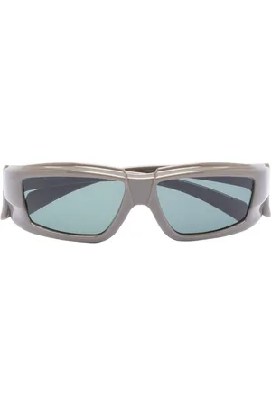Rick Owens Rick Sonnenbrille mit eckigem Gestell