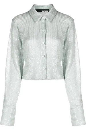 ROTATE Cardigan mit Pailletten