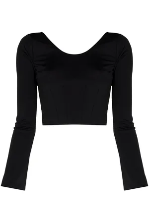 Natasha Zinko Cropped-Top mit Reißverschluss