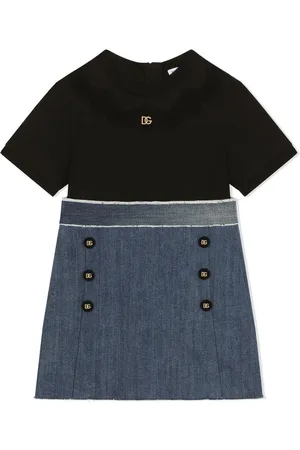 Dolce & Gabbana Kleid in A-Linie mit DG-Logo
