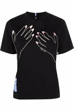 Alexander McQueen T-Shirt mit Hände-Print