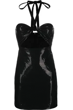 ROTATE Neckholder-Minikleid