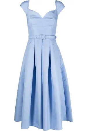 Self-Portrait Midikleid mit Falten
