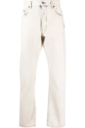 haikure Gerade Jeans mit Bleach-Effekt