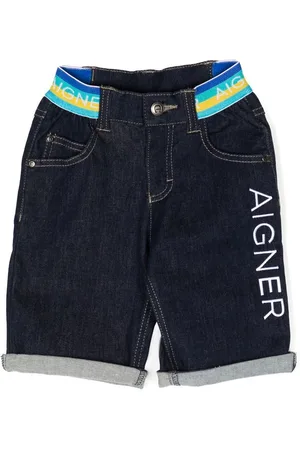 Aigner Jeans-Shorts mit Logo-Stickerei