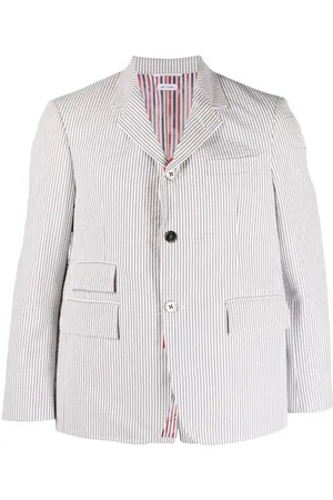Thom Browne Einreihiges Seersucker-Sakko