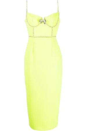 Self-Portrait Midikleid mit Strass
