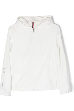 Moncler Regenmantel mit Logo-Print