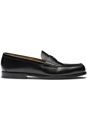 Prada Loafer mit Logo-Schild
