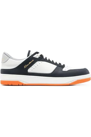 santoni Goran Sneakers mit Kontrasteinsätzen
