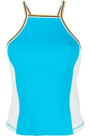 Diesel Damen Haltertops - Colourblock halter-neck top