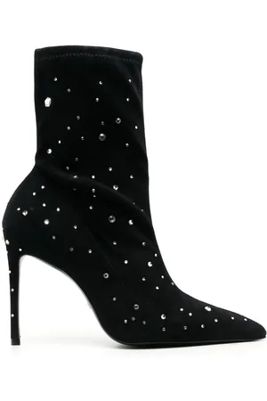 Stuart Weitzman Stiefeletten mit Kristallen 115mm