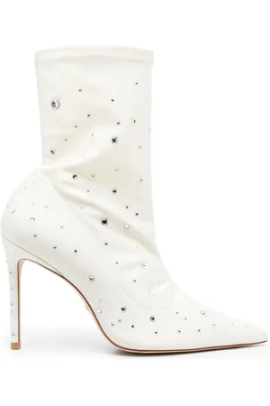 Stuart Weitzman Stiefel mit Kristallen 110mm
