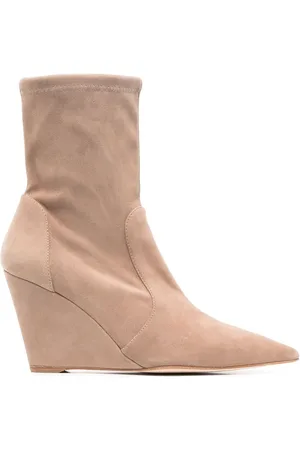 Stuart Weitzman Stiefeletten mit verdecktem Keilabsatz 160mm