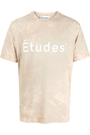 Etudes T-Shirt mit Bleach-Effekt
