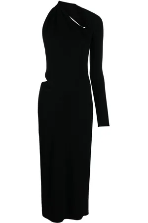 VERSACE Einschultriges Midikleid