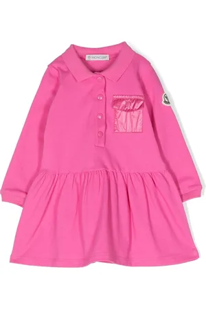 Moncler Kleid mit Poloshirtkragen