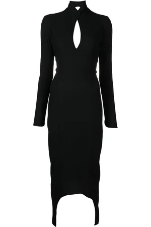 Patou Midikleid mit offenem Rücken