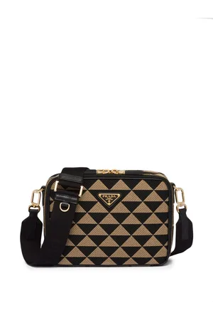 Prada Bestickte Symbole Kuriertasche