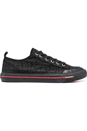 Diesel Sneakers aus Canvas mit Logo