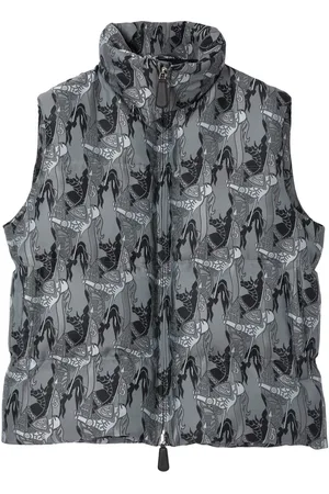 Burberry EKD silk-blend jacquard puffer gilet