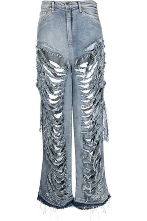 Natasha Zinko Ausgeblichene Jeans