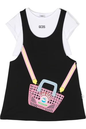 GCDS Kleid mit Logo-Print
