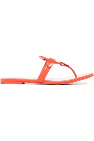 Tory Burch Pantoletten mit Pelzdetail