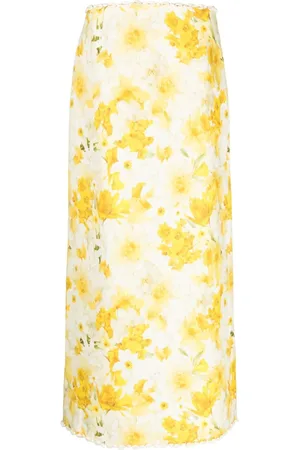ZIMMERMANN Maxirock mit Blumen-Print