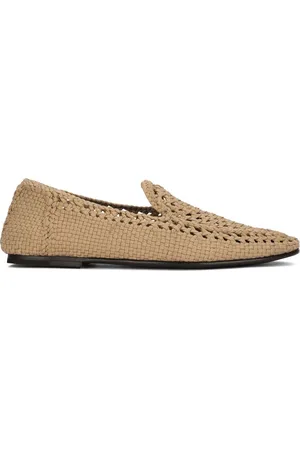 Dolce & Gabbana Gewebte Slipper aus Leder