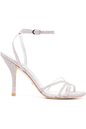Stuart Weitzman Sandalen mit überkreuzten Riemen