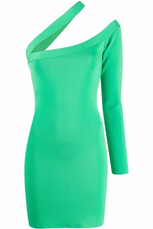 GAUGE81 Asymmetrisches Alzira Minikleid