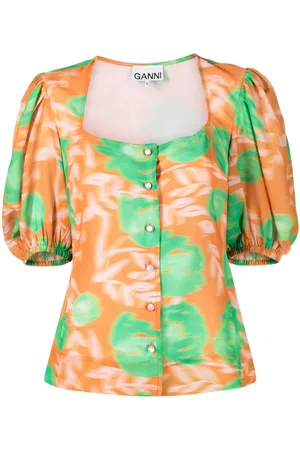 Ganni Bluse mit Print
