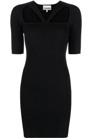 Ganni Kleid mit Cut-Outs