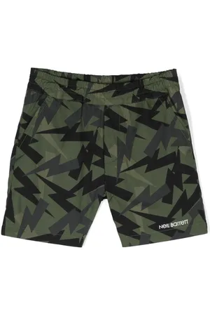 Neil Barrett Shorts mit Blitz-Print
