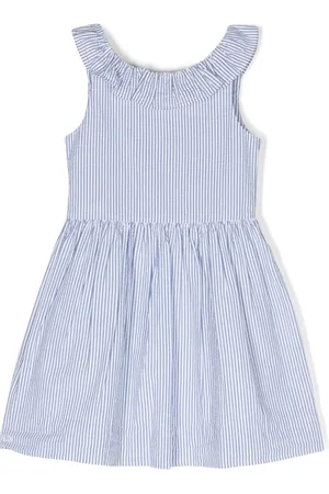 Ralph Lauren Gestreiftes Kleid aus Seersucker