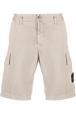 Stone Island Bermudas mit Logo-Patch