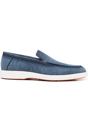 santoni Loafer im Jeans-Look